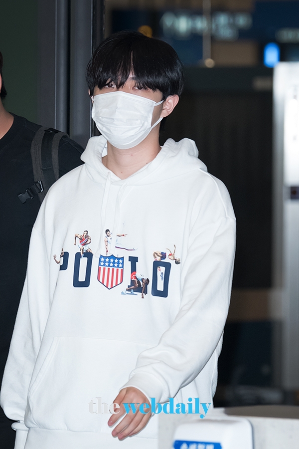 김재환, 인천국제공항 입국 현장