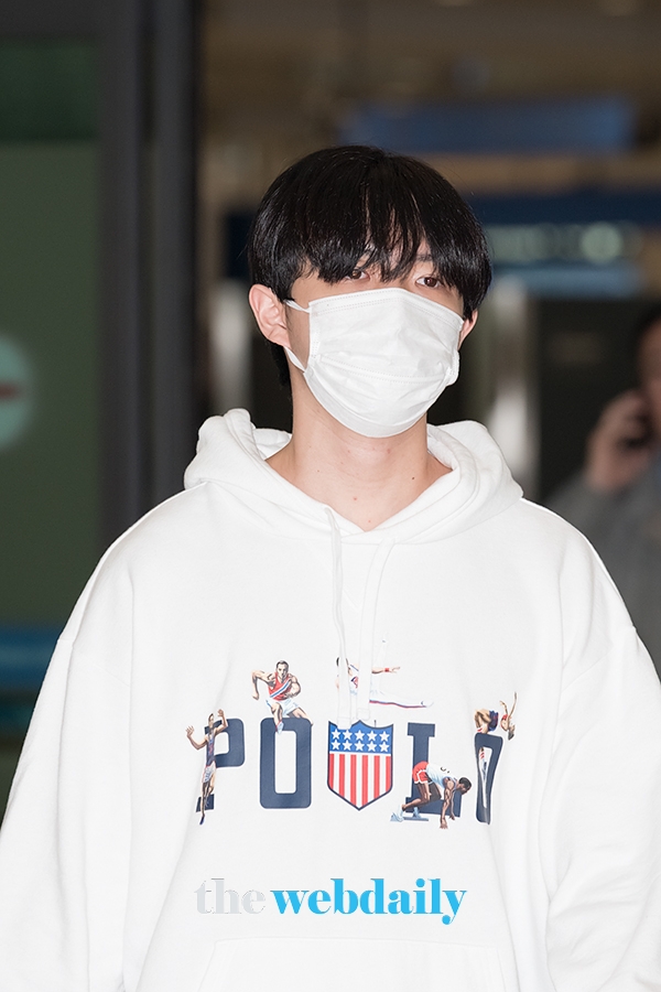 김재환, 인천국제공항 입국 현장