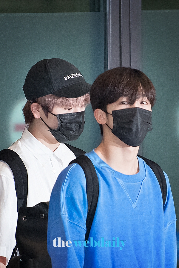 X1(엑스원) 남도현-김요한, 인천국제공항 입국 현장