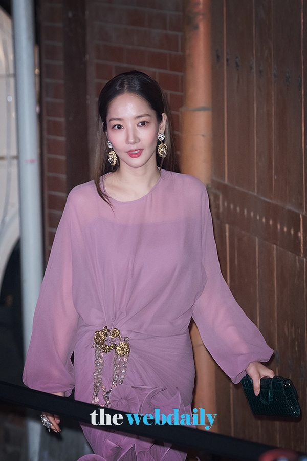 박민영, 구찌 포토월 행사 현장