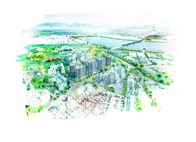 이수 스위첸 포레힐즈 스케치.(사진=KCC건설)