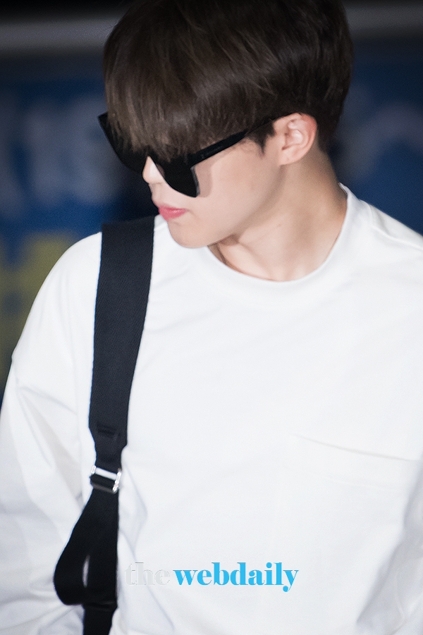 방탄소년단(BTS) 지민, 인천국제공항 출국 현장