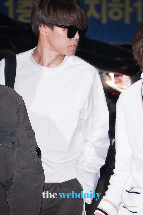 방탄소년단(BTS) 지민, 인천국제공항 출국 현장