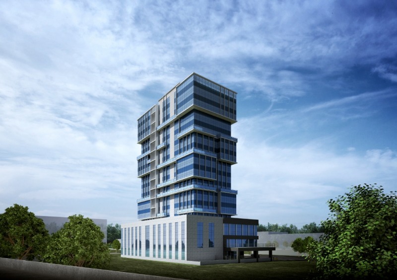 지엔텍 잔카드림타워 지식산업센터 투시도.