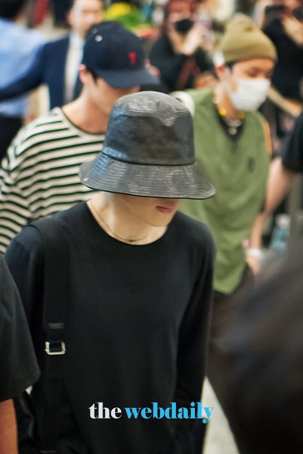 방탄소년단(BTS) 지민, 인천국제공항 입국 현장