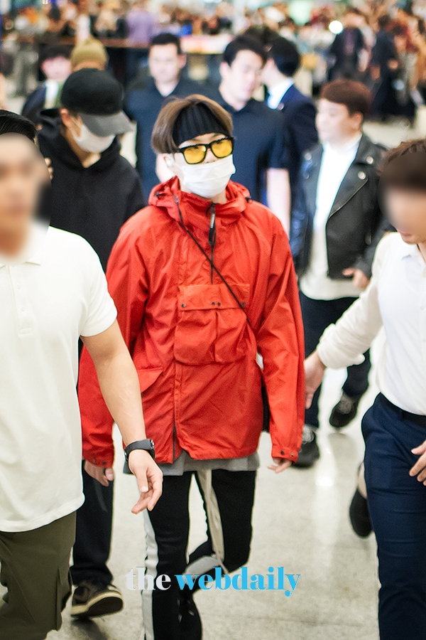 방탄소년단(BTS) 슈가, 인천국제공항 입국 현장