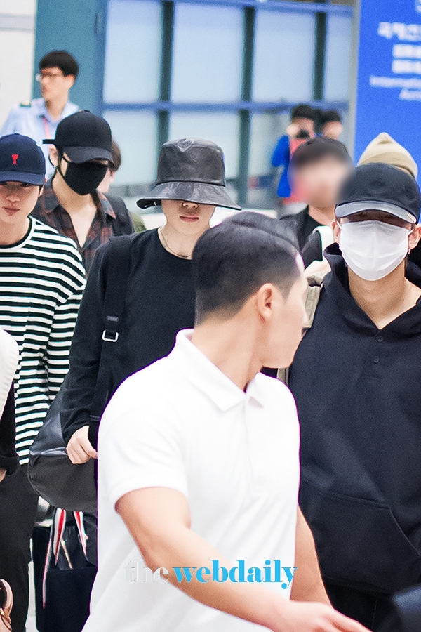 방탄소년단(BTS) 지민, 인천국제공항 입국 현장