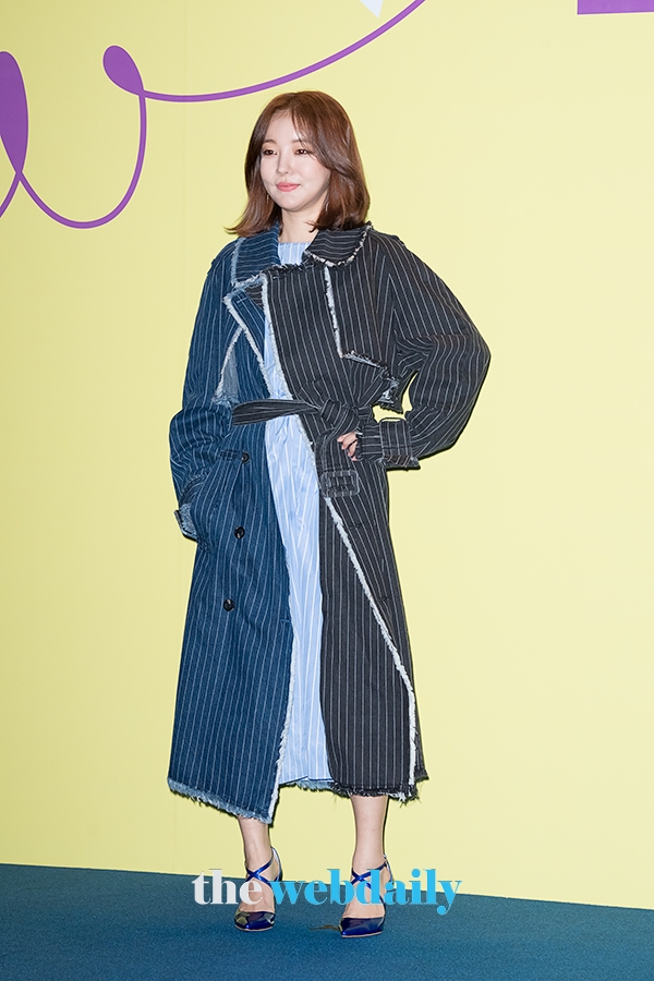 문지인, 2020 S/S 패션위크 얼킨(ul:kin) 컬렉션(사진: 최수영기자)