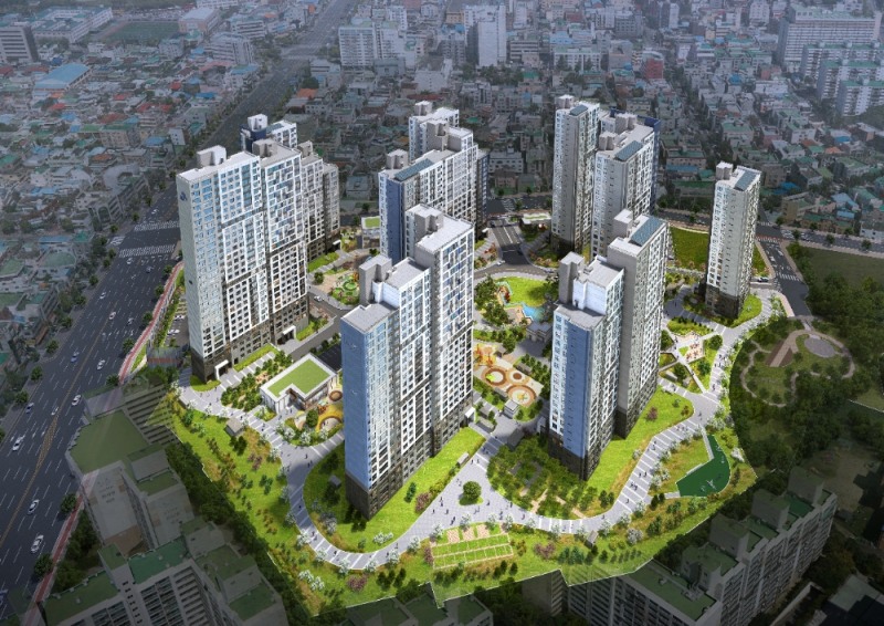 목동 더샵 리슈빌 조감도.(사진=포스코건설)