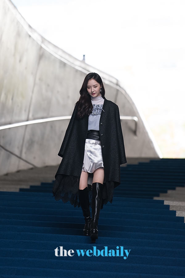 우희, 2020 S/S 패션위크 '라이(LIE)' 컬렉션(사진: 최수영기자)