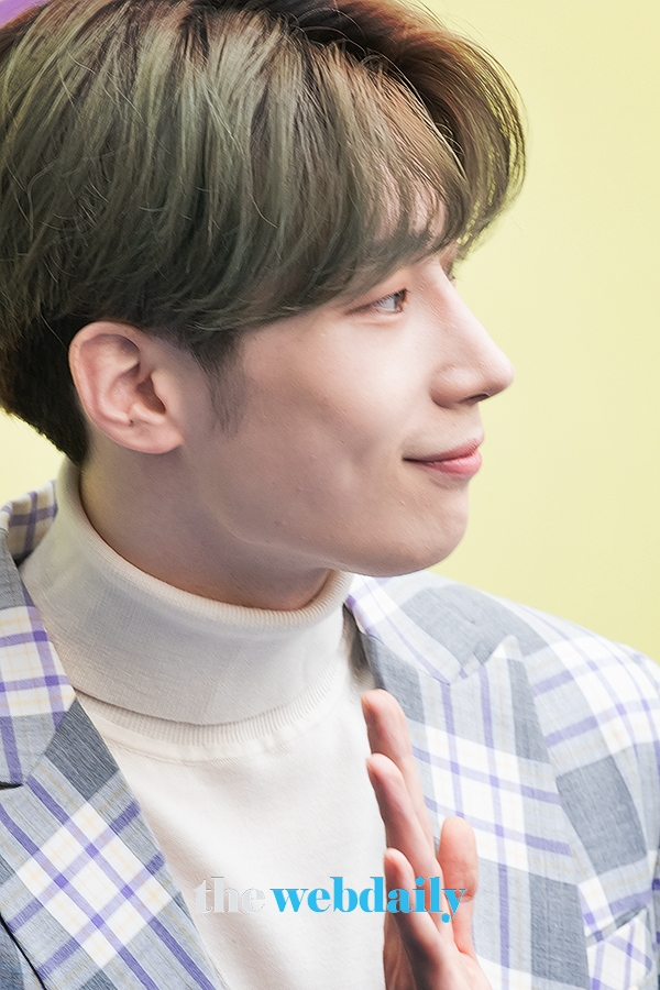 X1(엑스원) 한승우, 2020 S/S 패션위크 '엘엘이이' 컬렉션(사진: 최수영기자)