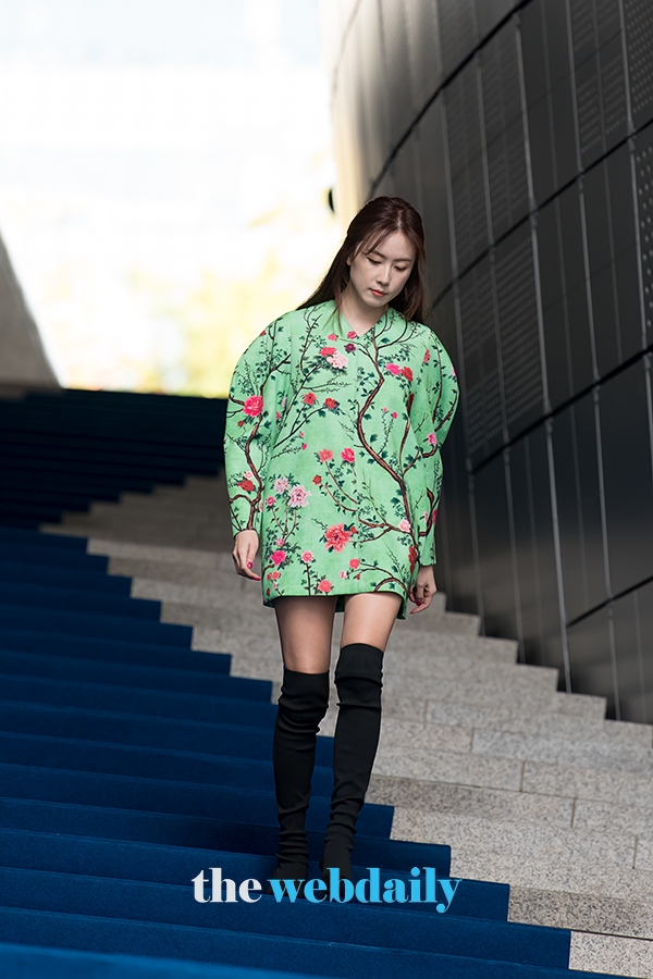 홍은희 , 2020 S/S 패션위크 ' 미스지 ' 컬렉션(사진: 최수영기자)