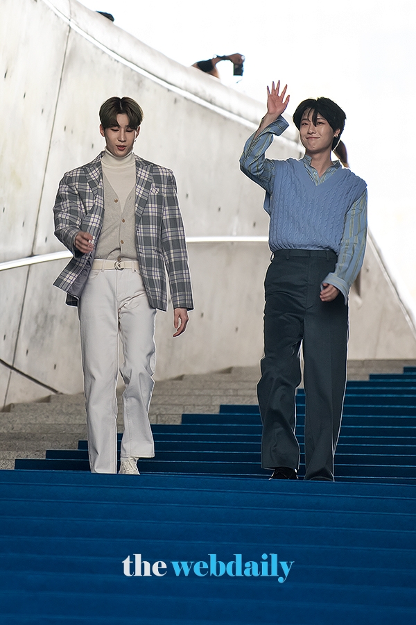 X1(엑스원) 조승연, 2020 S/S 패션위크 ' 엘엘이이 ' 컬렉션(사진: 최수영기자)
