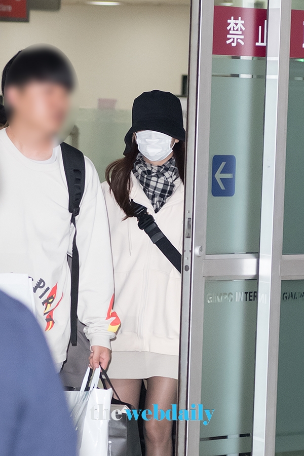 BLACKPINK(블랙핑크) 지수, 김포국제공항 입국 현장(사진:최수영기자)