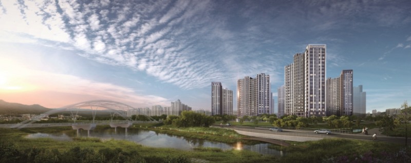 ‘춘천 롯데캐슬 위너클래스’ 투시도.(사진=롯데건설)