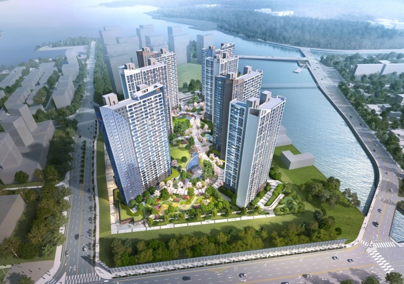 e편한세상 거제 유로아일랜드 조감도.(사진=대림산업)