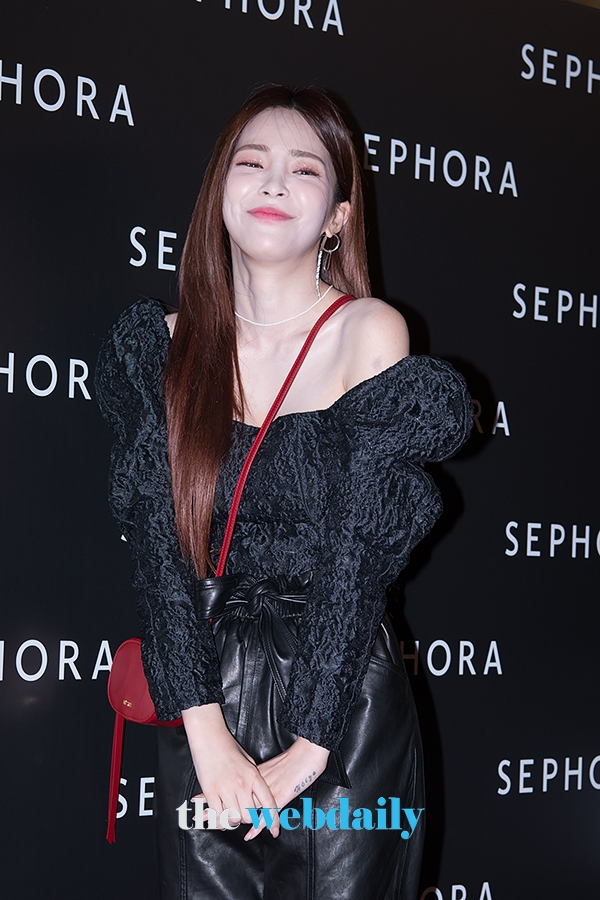 헤이즈, '세포라' 론칭 기념 포토월 행사 현장
