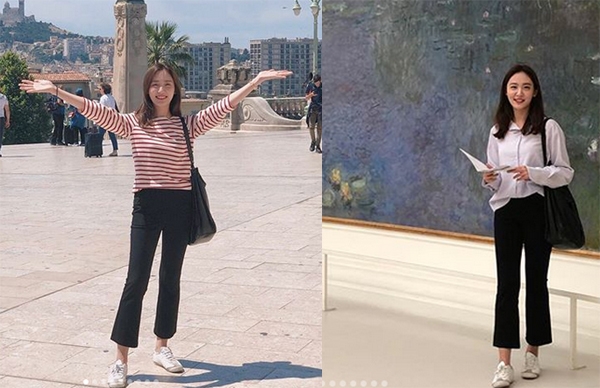 ‘이영은’ 아나운서가 이날 하루 이목을 사로 잡고 있다 / 출처 에스엔에스