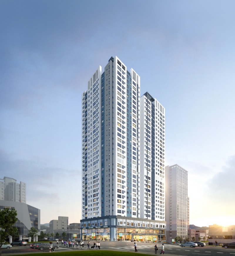 11월 분양예정인 울산 문수로 동문굿모닝힐 투시도.(사진=동문건설)