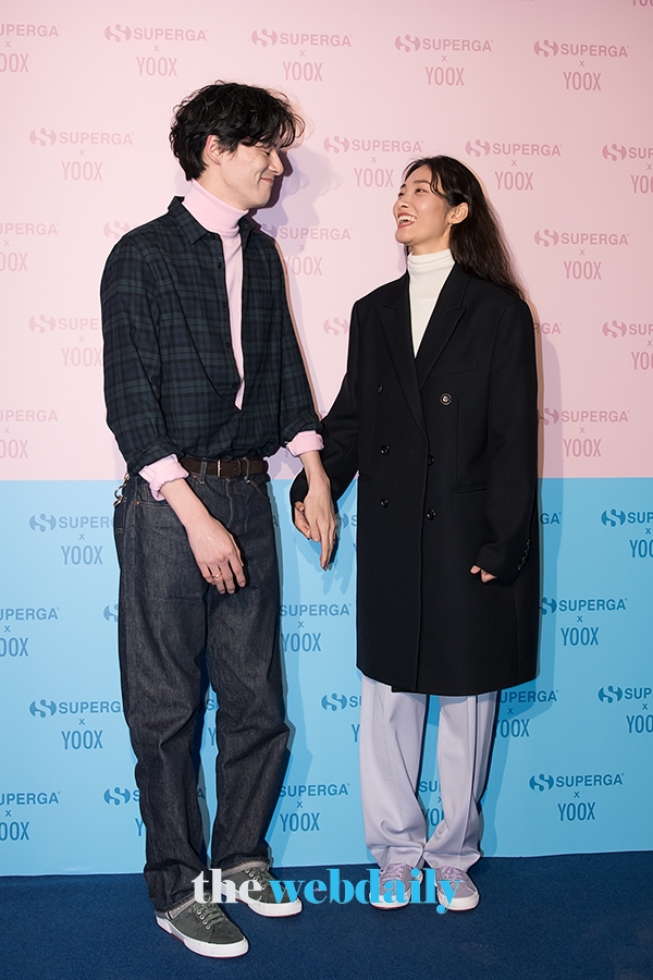 김원중-곽지영, '육스 X 수페르가' 슈즈 런칭 기념 행사 현장