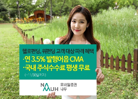 NH투자증권 나무가 실시하는 P2P 이벤트 안내 이미지. 사진=NH투자증권