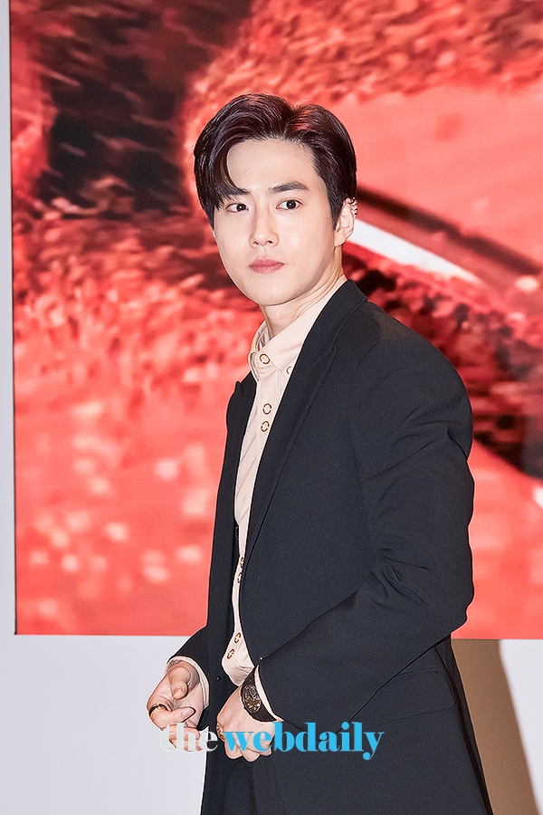 엑소 수호, 불가리 아이코닉 워치 런칭 포토월 행사 현장 (사진:최수영기자)