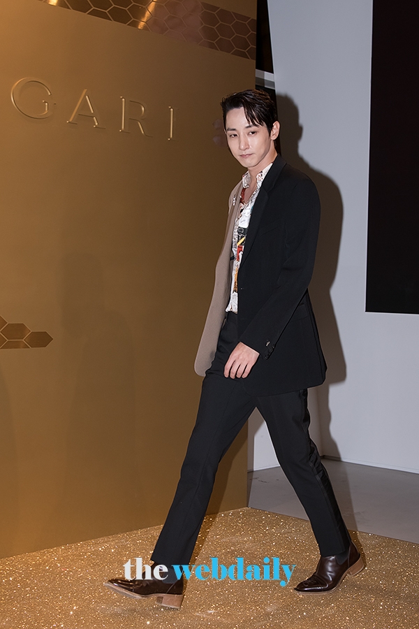이수혁, 불가리 아이코닉 워치 런칭 포토월 행사 현장 (사진:최수영기자)