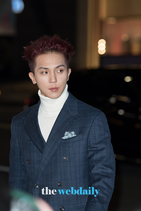 위너 송민호, 루이 비통 서울 오픈 이벤트 행사 현장 (사진: 최수영기자)