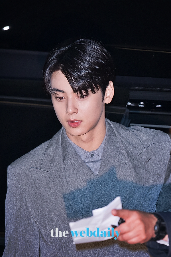차은우, 루이 비통 서울 오픈 이벤트 행사 현장 (사진: 최수영기자)