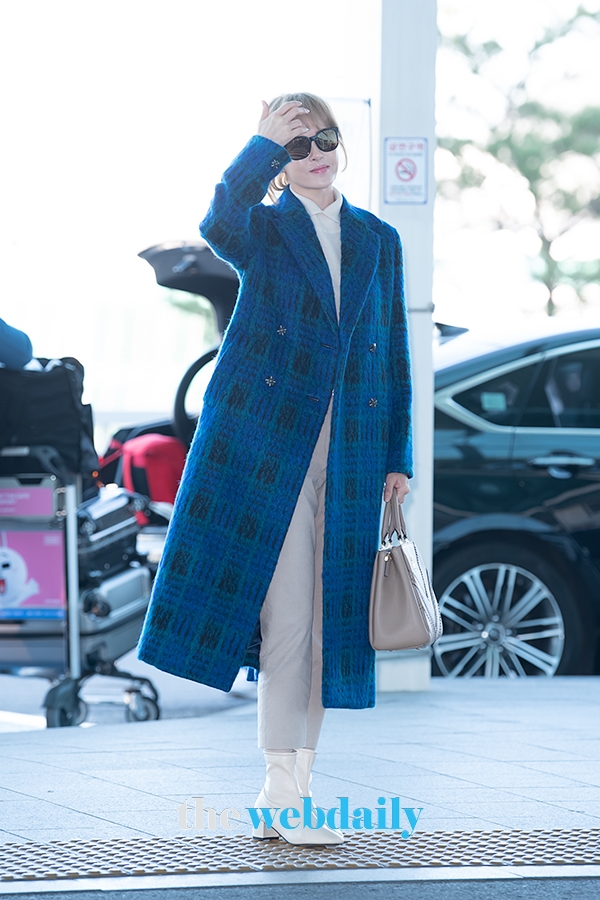 김선아, 인천국제공항 출국 현장 (사진:최수영기자)