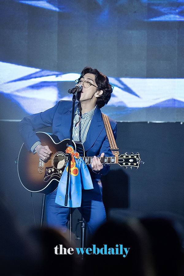 잔나비 최정훈, 기부콘서트 ‘유니콘' 행사 현장 (사진: 최수영기자)