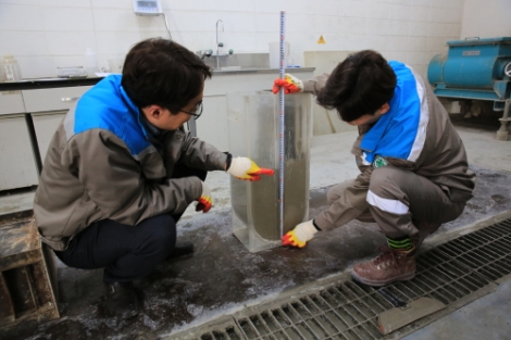 삼표그룹의 특수 콘크리트 연구소 현장사진. 사진=삼표그룹