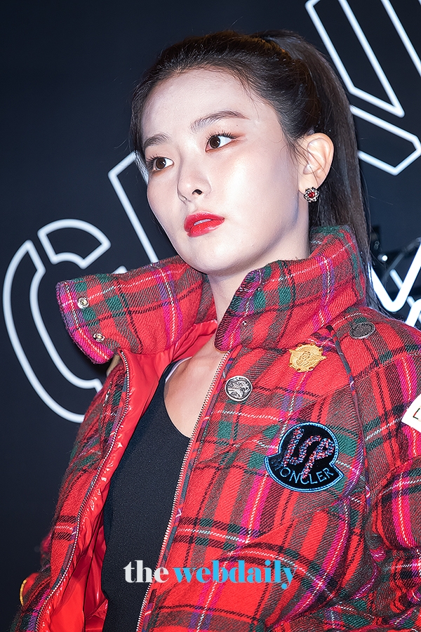 레드벨벳(RedVelvet) 슬기, 몽클레르 플래스십 오픈 포토월 행사 현장 (사진:최수영기자)