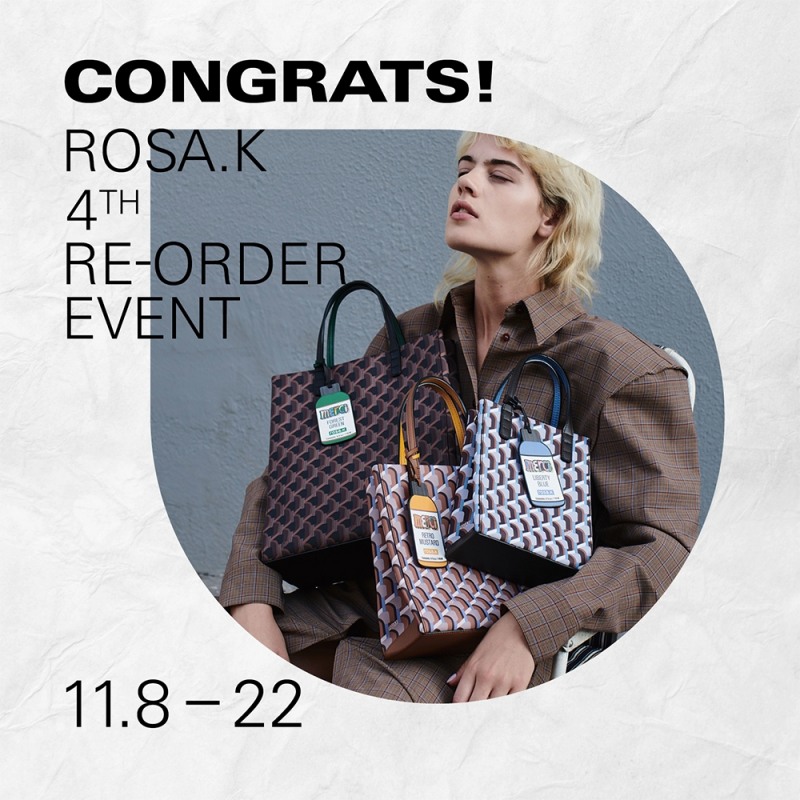 로사케이(ROSA.K), 19 FW 카바스 모노그램 토트백 4차 리오더