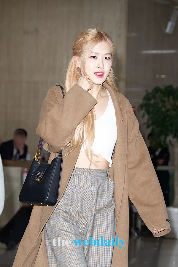 BLACKPINK(블랙핑크) 로제, 김포국제공항 입국 현장(사진:최수영기자)
