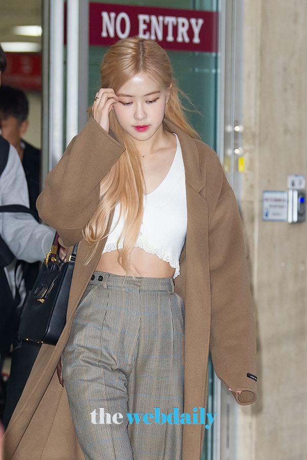 BLACKPINK(블랙핑크) 로제, 김포국제공항 입국 현장(사진:최수영기자)