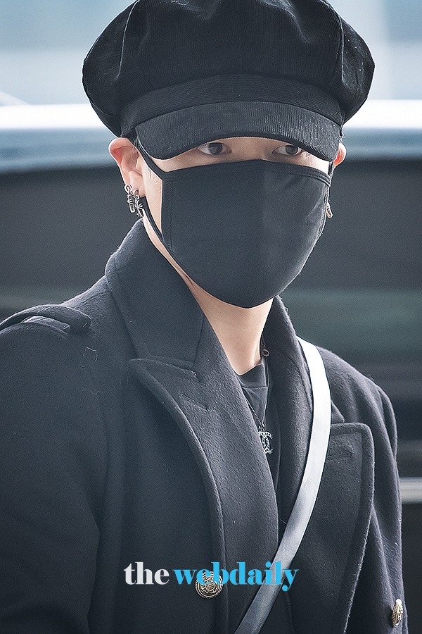 방탄소년단(BTS) 지민, 인천국제공항 출국 현장