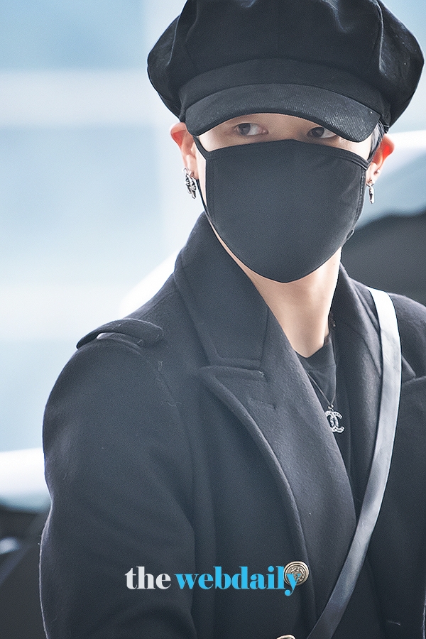 방탄소년단(BTS) 지민, 인천국제공항 출국 현장
