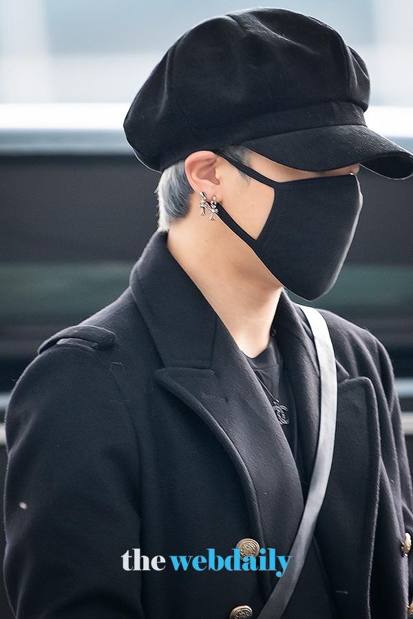 방탄소년단(BTS) 지민, 인천국제공항 출국 현장 (사진:최수영기자)