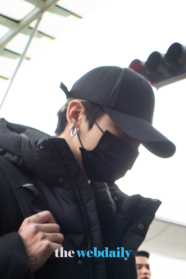 방탄소년단(BTS) 정국, 인천국제공항 출국 현장 (사진:최수영기자)