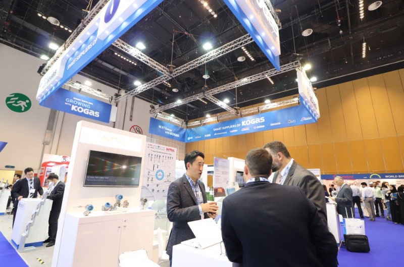 가스공사, 2019 ADIPEC 중소기업 동반성장관 운영 부스. (사진=한국가스공사)