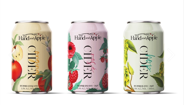 핸드앤애플, 사이더 3종 출시