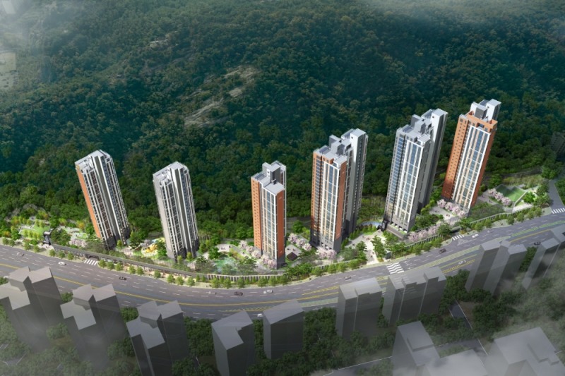 e편한세상 홍제 가든플라츠 조감도.(사진=대림산업)