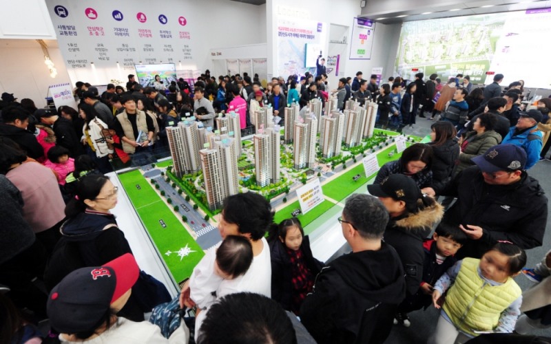 '검단신도시 예미지 트리플에듀' 모델하우스 모습.(사진=금성백조)