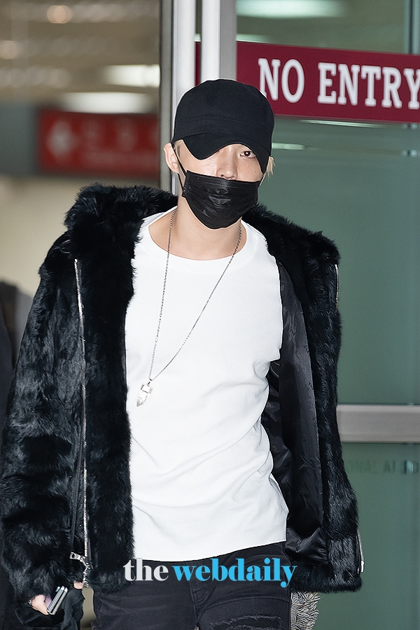 김재중, 김포국제공항 입국 현장