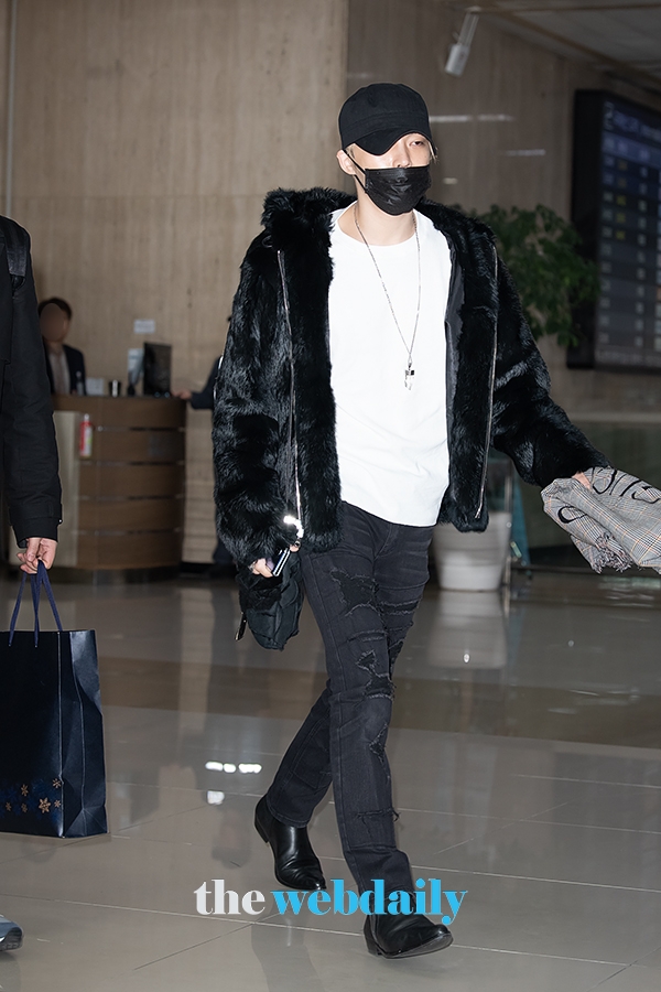김재중, 김포국제공항 입국 현장