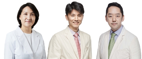 가톨릭대학교 인천성모병원 소화기내과 권정현 교수, 서울성모병원 장정원 교수, 부천성모병원 이승원 교수가 B형 간염 항바이러스제 간의 간암 발생과 사망 위험 차이가 없다고 밝혔다. 사진=인천성모병원