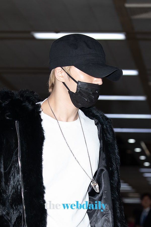 김재중, 김포국제공항 입국 현장