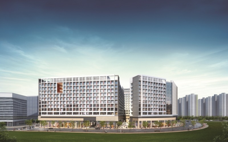 김포한강신도시 현대썬앤빌 더킹 투시도