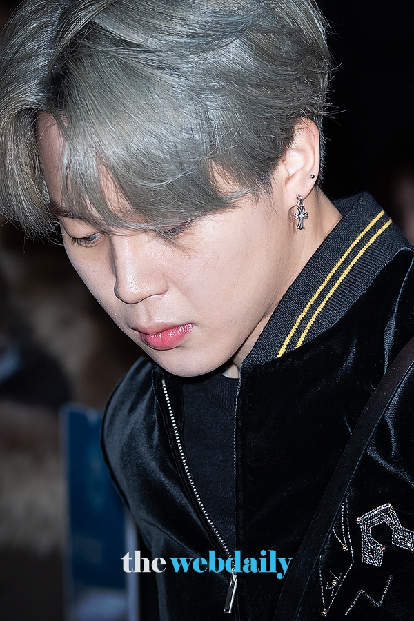 방탄소년단(BTS) 지민, 김포국제공항 출국 현장 (사진:최수영기자)